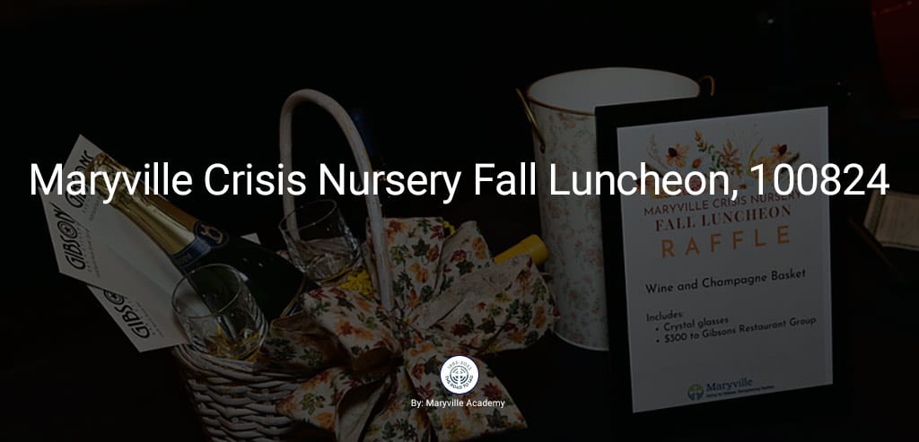 Raffle item at Crisis Nursery Fall Luncheon